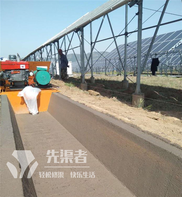 大棚排水渠怎么做，水渠機(jī)